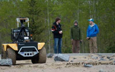 Grizzly on the Mars Emulation Terrain at NCFRN