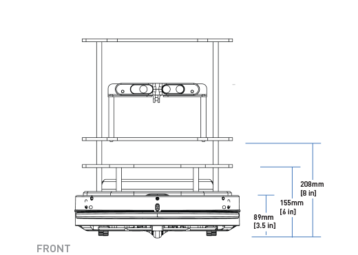 Turtlebot tech specs front