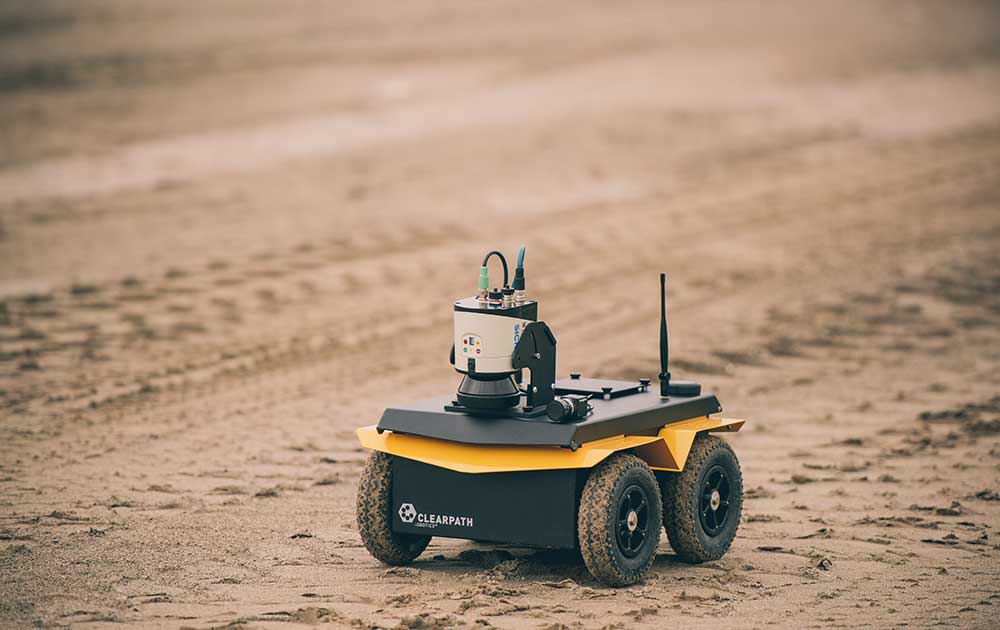 Jackal UGV Small Weatherproof Robot Clearpath